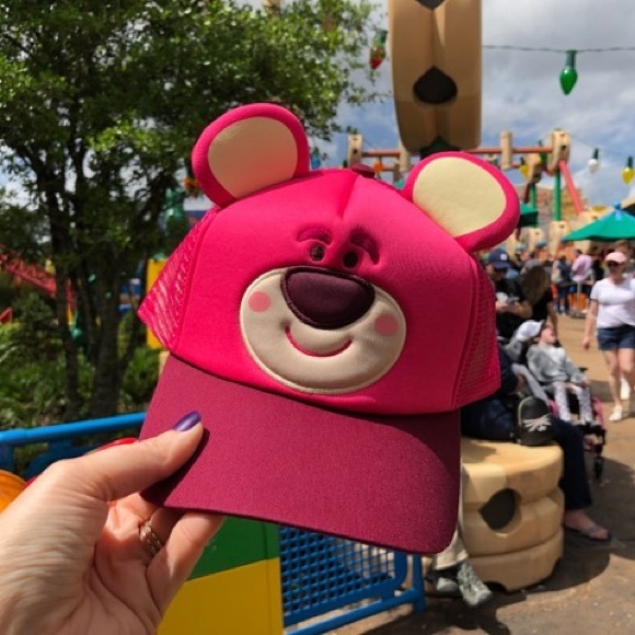 COPY - Disney Parks Pixar Toy Story Pink Lots-O'-Huggin' Bear Baseball Hat - Picture 1 of 8